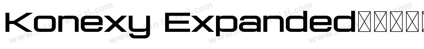 Konexy Expanded字体转换